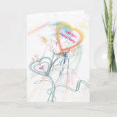 簡単ではなく全大事な行事ラブカード サンキューカード (正面)