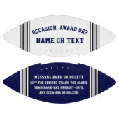 簡単なカスタム指示を含む印刷されたフットボール アメリカンフットボール (パネル)