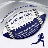 簡単なカスタム指示を含む印刷されたフットボール アメリカンフットボール