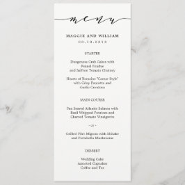 簡単なスクリプトメニューカード メニュー