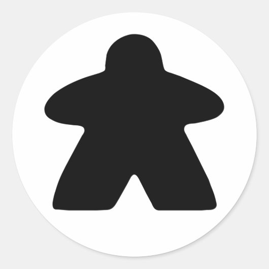 簡単なステッカー ラウンドシール (正面)