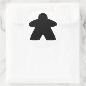 簡単なステッカー ラウンドシール (バッグ)