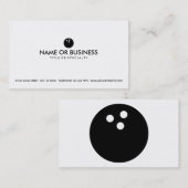 簡単なボウリング 名刺 (正面/裏面)