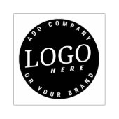 簡単なモダンオフィスの受付にビジネスロゴを追加 ラバースタンプ (インプリント)