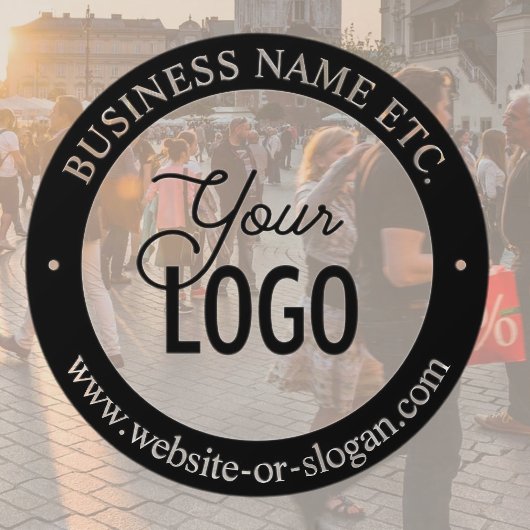 簡単なロゴの差し替えとテキストのカスタマイズ | ブラック ウィンドウサイン