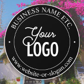 簡単なロゴの差し替えとテキストのカスタマイズ | ブラック ウィンドウサイン