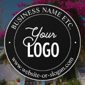 簡単なロゴの差し替えとテキストのカスタマイズ | ブラック ウィンドウサイン