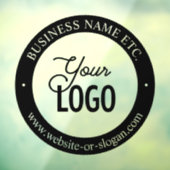 簡単なロゴの差し替えとテキストのカスタマイズ | ブラック ウィンドウサイン (シート3)