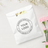 簡単なロゴの差し替えとテキストの編集が可能 | 白 フェイバーバッグ (封をした状態)