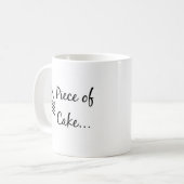 簡単な仕事 コーヒーマグカップ (正面左)