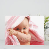 簡単な初めての食事の儀式 アンナプラシャン ご招待 招待状 (スタンド正面)