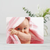 簡単な初めての食事の儀式 アンナプラシャン ご招待 招待状 (スタンド正面)