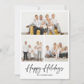 簡単な手書きの休日 招待状 (正面)