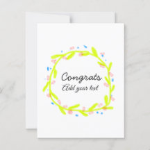 簡単な最低限の卒業おめでとう デザインにあなたのお名前を