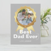 簡単な父の日のお祝い、金メダルと写真 シーズンカード (スタンド正面)