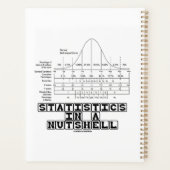 簡単な統計の統計カンニングシート プランナー手帳 (裏面)