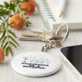 簡単な統計（統計表チートシート） キーホルダー (側面)