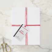 簡単な編集名クリスマスギフトタグの好意タグ ギフトタグ (より糸付き)