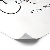 簡単な葬儀 追悼 フォト 生命の祝祭 ポスター (角)