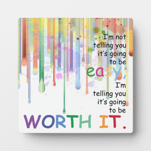 簡単になるとは言ってない… フォトプラーク (正面)