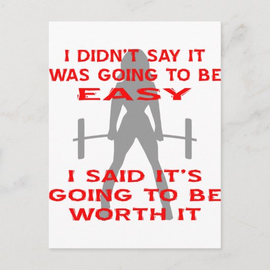 簡単になるとは言わなかった ポストカード (正面)