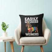 簡単にウィーナーLGBTQレインボーゲイ クッション (椅子)