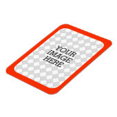 簡単にオレンジ色で自分の写真を表示 マグネット (左側)