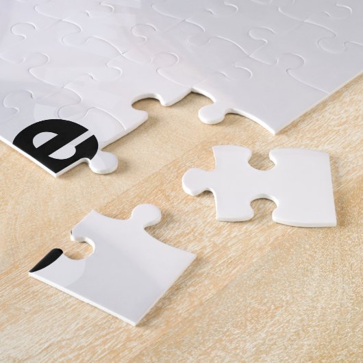 簡単にパズルを作成大きな文字を外せ！ ジグソーパズル (側面)