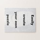 簡単にパズルを作成大きな文字を外せ! ジグソーパズル (横)