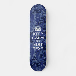 簡単にパーソナライズされた保CALMおよび編集文字 スケートボード