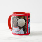 簡単にフォトマパーソナライズされたグをカスタム作成する マグカップ (正面左)