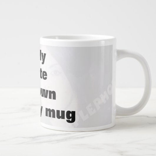 簡単にマグカップを作成する。大きな文字を外せ! ジャンボコーヒーマグカップ (右)