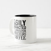 簡単にラブラドール検索とコーヒー ツートーンマグカップ (正面左)