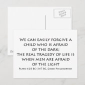 「簡単に子供を許せばいい…」 ポストカード (正面/裏面)