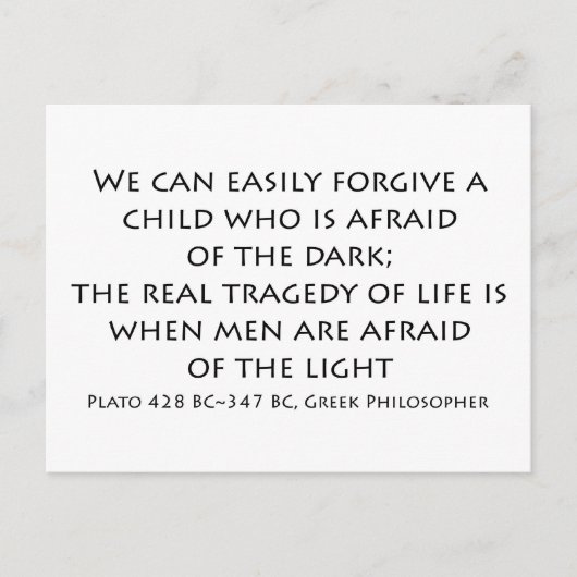 「簡単に子供を許せばいい…」 ポストカード (正面)