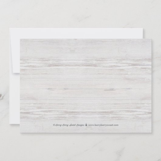 簡単に日付カードを保存する結婚式 セーブザデート (裏面)