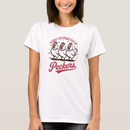 簡単に気が散る農家のペッカーズ Tシャツ