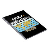 簡単に気を散らした地図地理地図愛好家 ノートブック (右側)