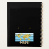 簡単に気を散らした地図地理地図愛好家 プランナー手帳 (裏面)