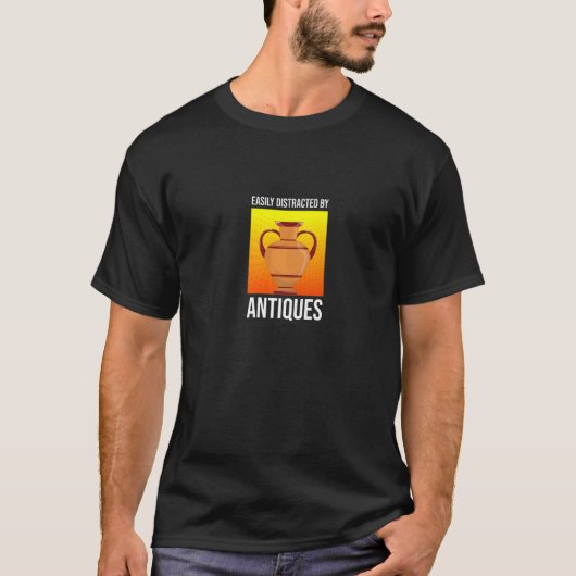 簡単に気を散らすアンティークレトロカメラJunkin Tシャツ (正面)
