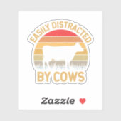 簡単に牛の農業ファンに気を散らした。パーフェクトdes シール (シート)