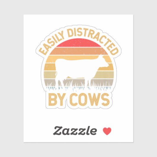 簡単に牛の農業ファンに気を散らした。パーフェクトdes シール (シート)