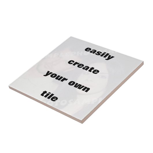 簡単に独自のタイルを作成する大きな文字を削除! タイル (側面)