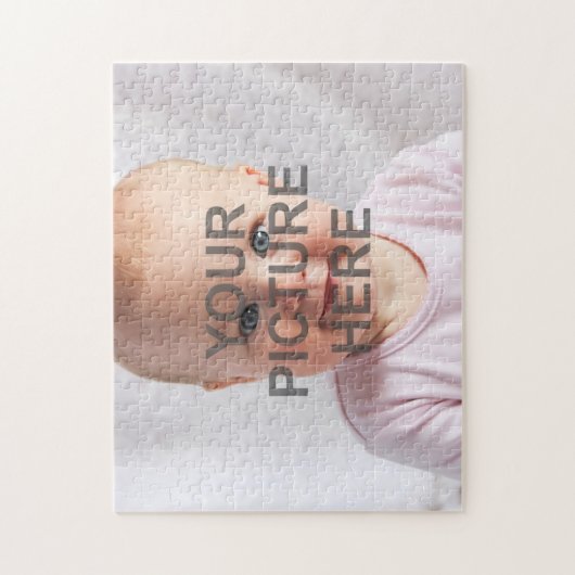 簡単に独自のフォトアートを追加カスタムする ジグソーパズル (縦)