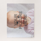 簡単に独自のフォトアートを追加カスタムする ジグソーパズル (縦)