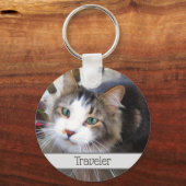 簡単に独自の追加フォトカスタム キーホルダー (正面)