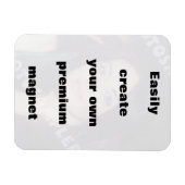 簡単に磁石を作成できる。大きな文字を外せ! マグネット (横)