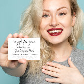 簡単に社会的なギフトモダン券