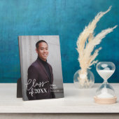 簡単に自信のある編集可能なカラー卒業プラーク フォトプラーク (側面)