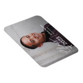 簡単に自信のある編集可能なカラー卒業マグネット マグネット (右側)